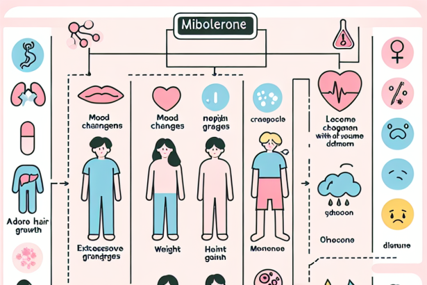 Qué síntomas pueden confundirse con efectos de Mibolerone