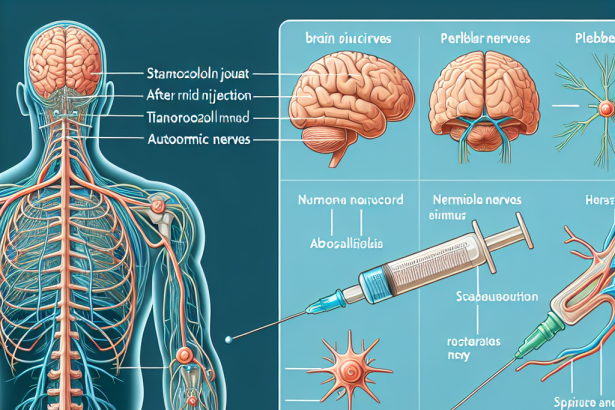 Cómo afecta Inyección de estanozolol al sistema nervioso autónomo