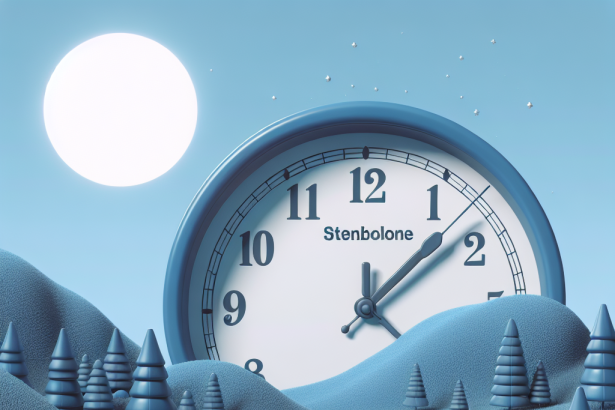 La mejor hora del día para tomar Stenbolone