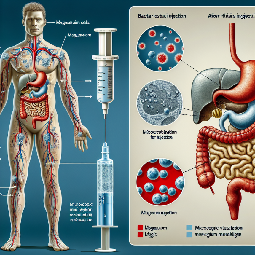 Cómo influye Agua bacteriostática para inyección en el metabolismo del magnesio