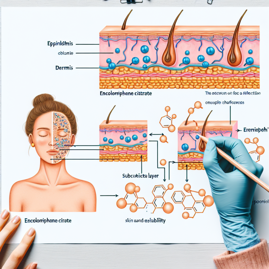 Cómo afecta Enclomiphene citrate a la piel y elasticidad