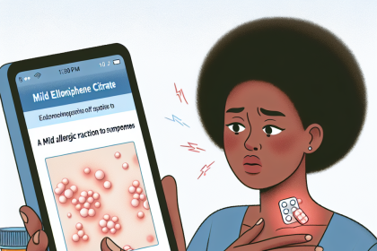 Cómo identificar una reacción alérgica leve a Enclomiphene citrate