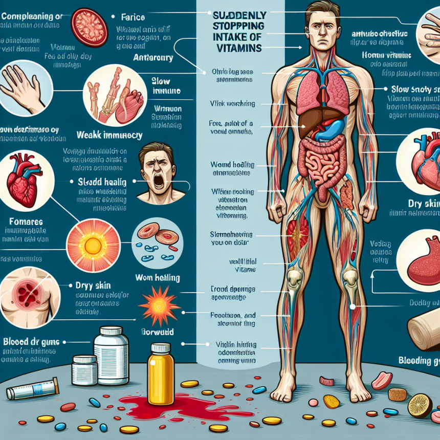 Cómo reacciona el cuerpo al suspender Vitamines bruscamente