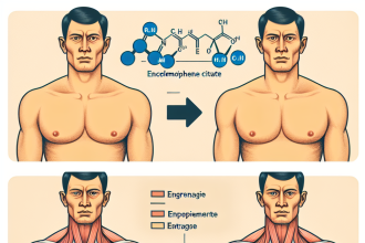 ¿Cuánto músculo es real al usar Enclomiphene citrate?