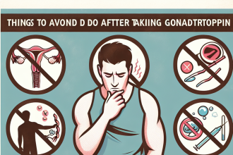 Qué evitar hacer justo después de tomar Gonadotropina