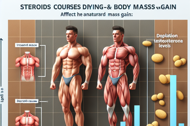 Cómo afecta Cursos de esteroides para secado y modelado corporal (aumento de masa magra) a los niveles de testosterona natural