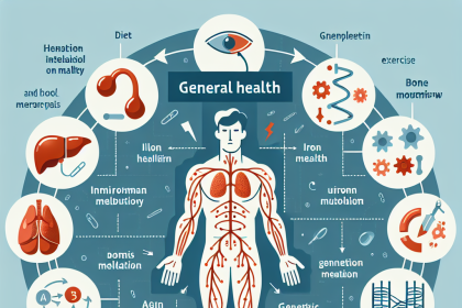 Cómo afecta Salud general al metabolismo del hierro
