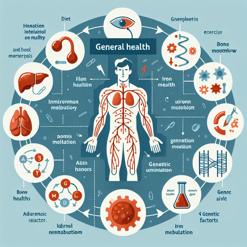 Cómo afecta Salud general al metabolismo del hierro
