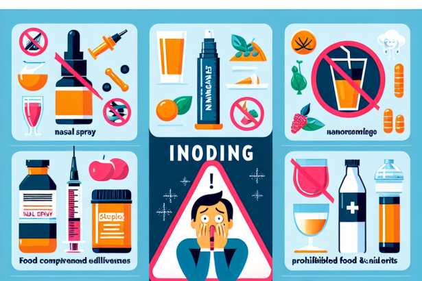 Qué evitar comer al usar Aerosoles nasales