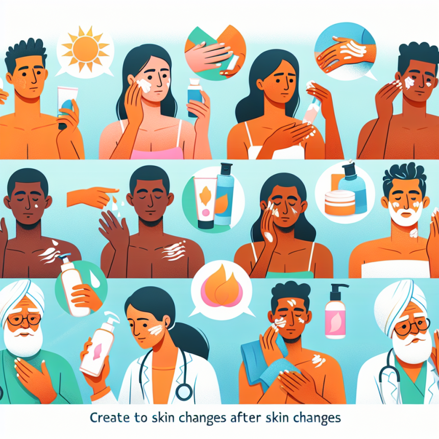 Qué hacer si Terapia posterior al curso produce cambios en la piel